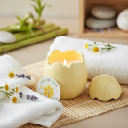 Vela Decorativa Huevo Pascua Rosa - Aroma Fresa Silvestre 28h