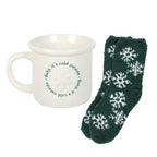 Set Taza Calcetines Baby It's Cold Outside - Regalo Navidad Invierno Completo