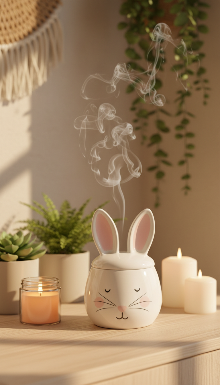 Bunny Face Oil Burner - Quemador de Aceites Esenciales