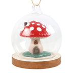 Adorno Cúpula de Cristal Casita Seta