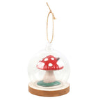 Adorno Cúpula de Cristal Casita Seta