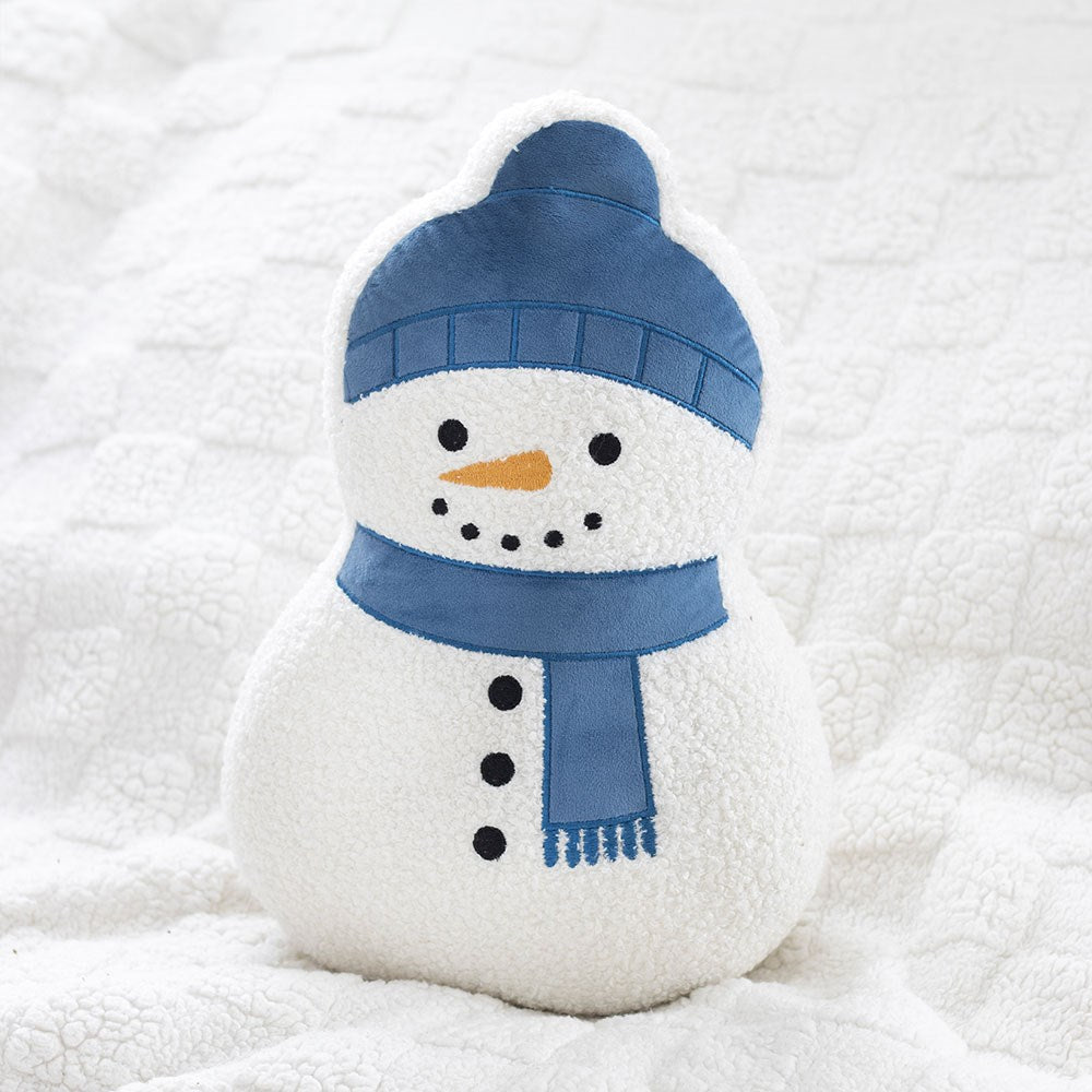 Cojín de borreguito con forma de muñeco de nieve – Ami Home Decor