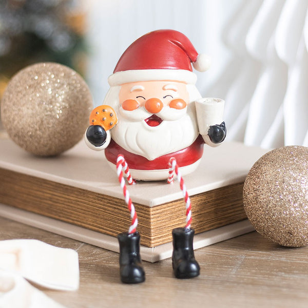 Figura Decorativa "Papá Noel con Galletas"
