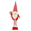 Gnomo de Navidad de pie a rayas rojas de 62 cm – Ami Home Decor