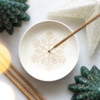 Plato para incienso con forma de copo de nieve – Ami Home Decor