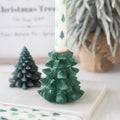 Portavelas abeto verde con vela larga – Ami Home Decor