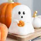 Portavelas fantasmita con calabaza – Ami Home Decor