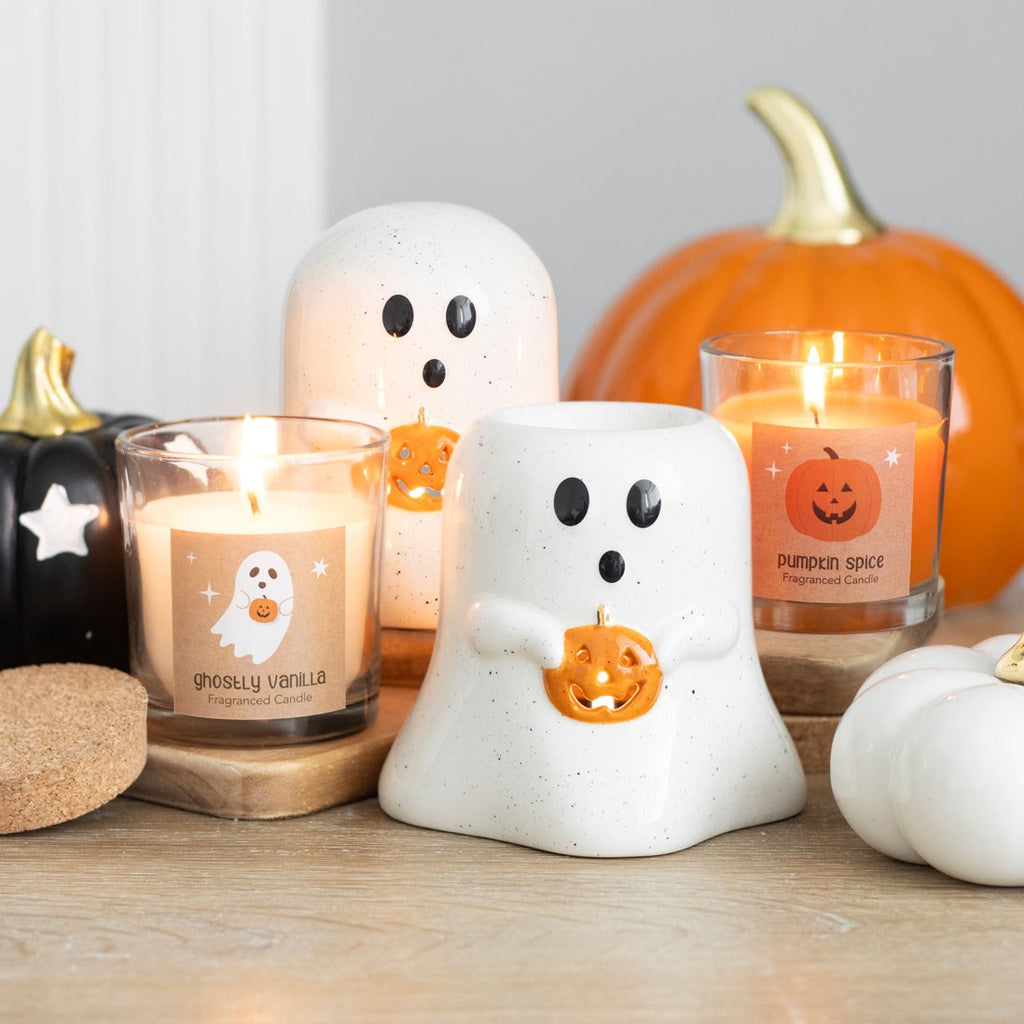 Portavelas fantasmita con calabaza – imagen 5