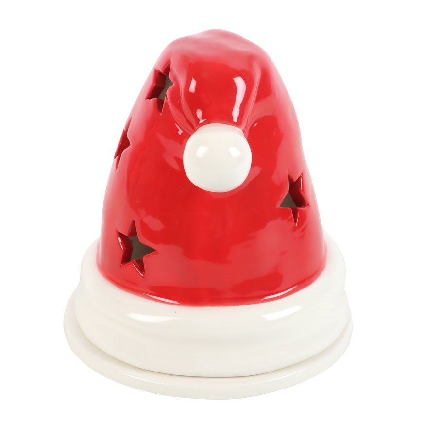 Portavelas gorro de Papá Noel – imagen 4