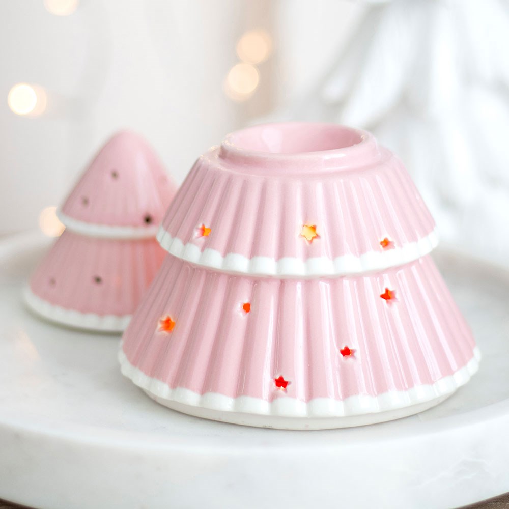 Quemador abeto rosa con estrellas – imagen 2