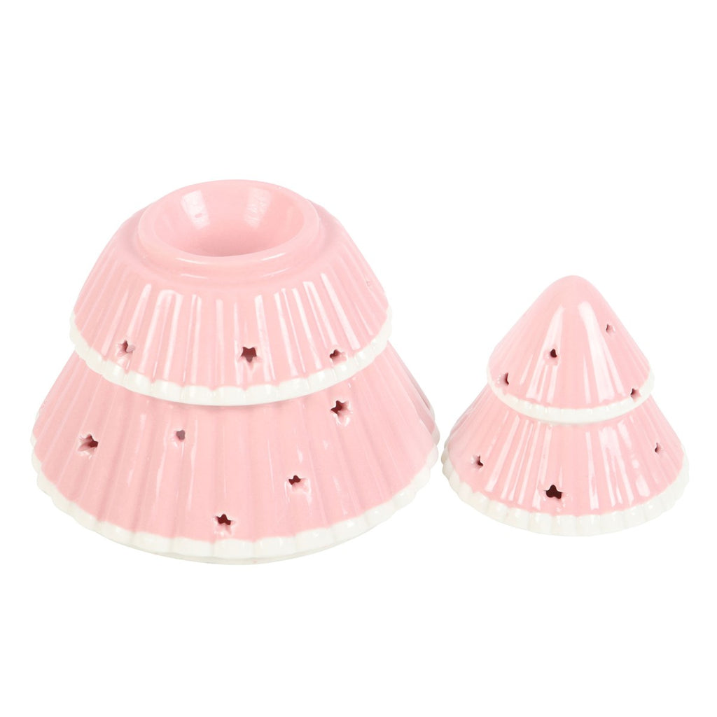 Quemador abeto rosa con estrellas – imagen 4