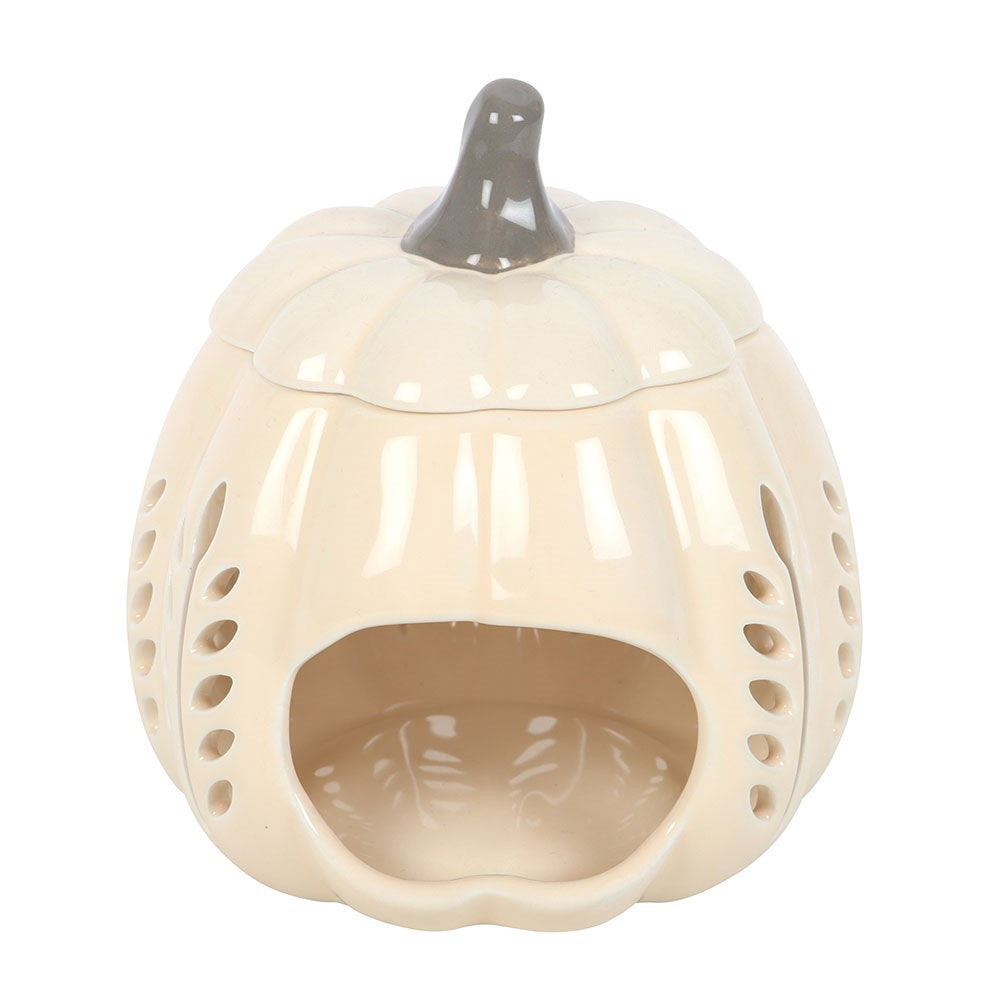Quemador calabaza crema con hojas – imagen 5