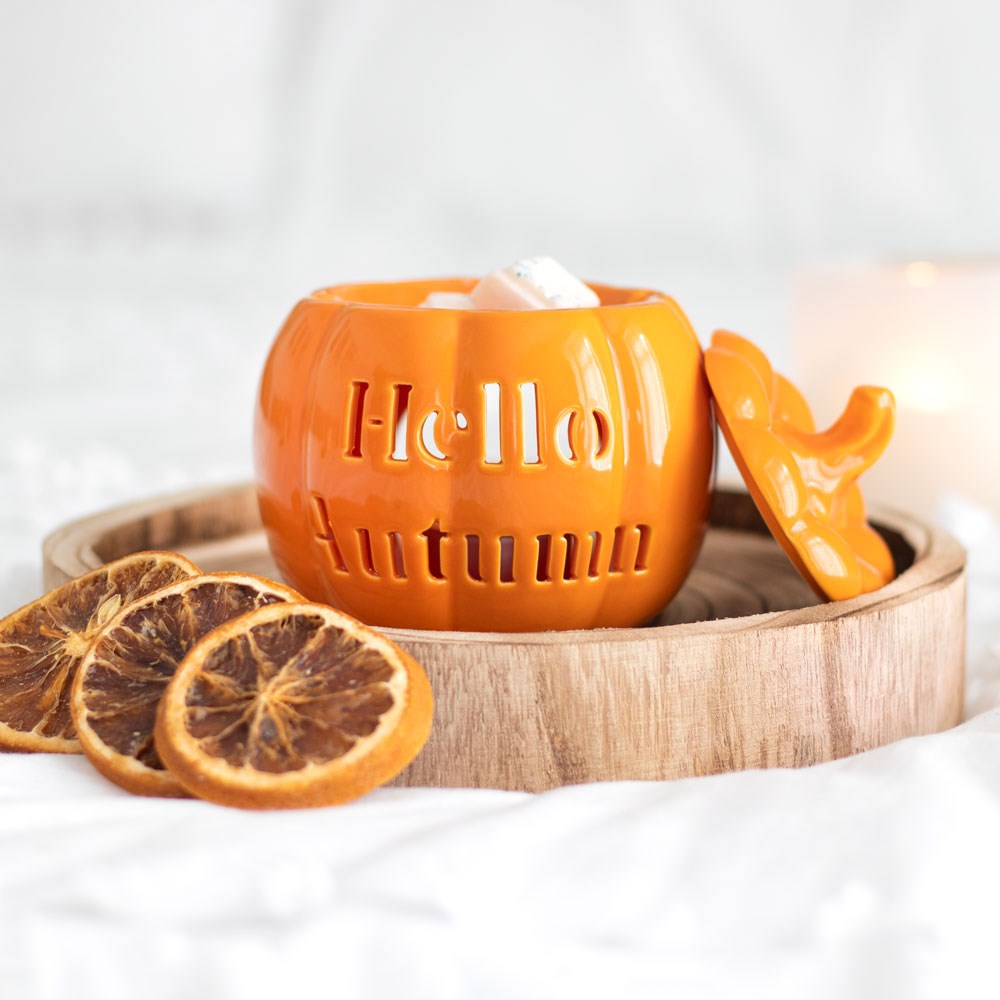 Quemador calabaza hola otoño – imagen 2