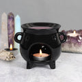 Quemador de aceites caldero de bruja negro con estrellas – Ami Home Decor