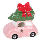 Quemador coche rosa con árbol de Navidad – imagen 3