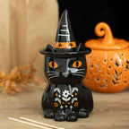 Quemador de aceites gato negro de estilo folk – Ami Home Decor
