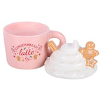 Quemador de aceites y cera latte de jengibre rosa – imagen 3