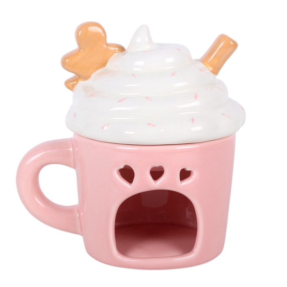 Quemador de aceites y cera latte de jengibre rosa – imagen 5