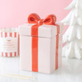 Quemador de aceites con forma de regalo rosa con lazo rojo – Ami Home Decor