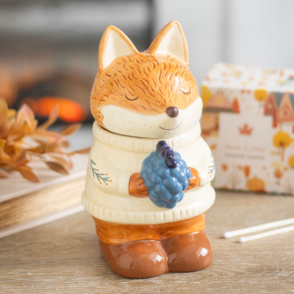 Quemador de aceites y cera zorrito del bosque – Ami Home Decor