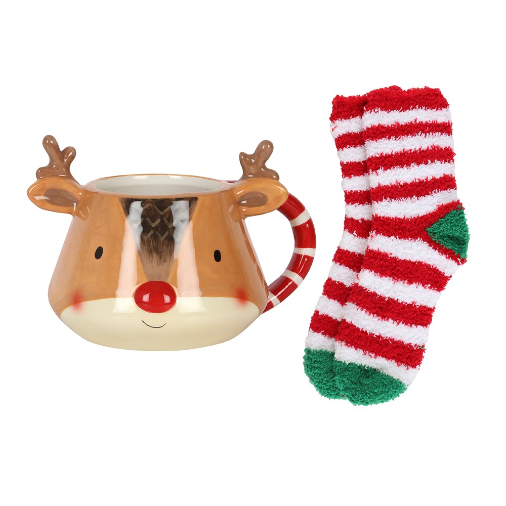 Set taza reno y calcetines – imagen 4