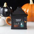 Taza con tapa biblioteca encantada con fantasmita – Ami Home Decor