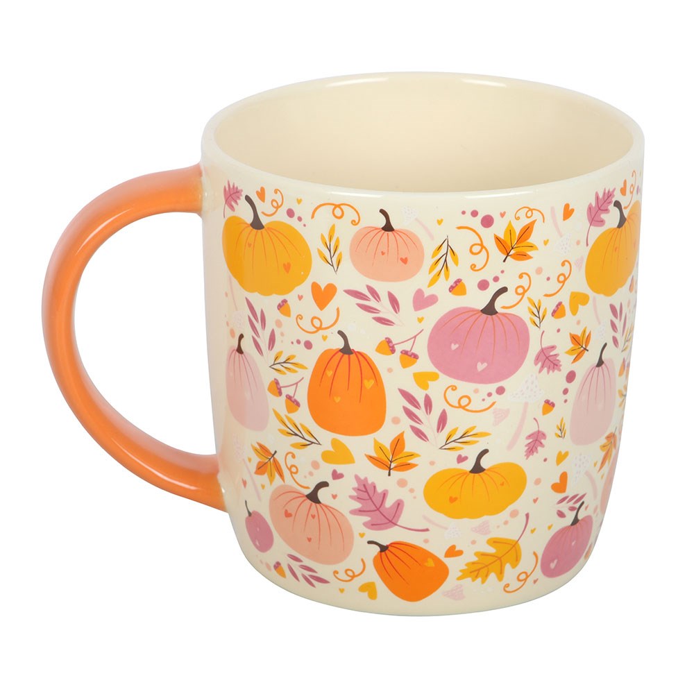 Taza calabazas rosa y naranja – imagen 2