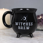 Taza negra con forma de caldero de bruja – Ami Home Decor