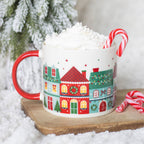 Taza con estampado de casitas de Navidad – Ami Home Decor