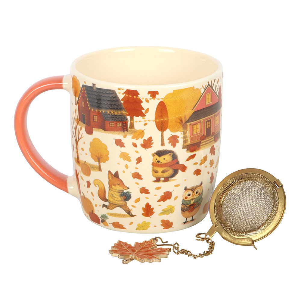 Taza con colador de té – imagen 2