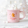 Taza latte de jengibre rosa con bastones de caramelo – Ami Home Decor