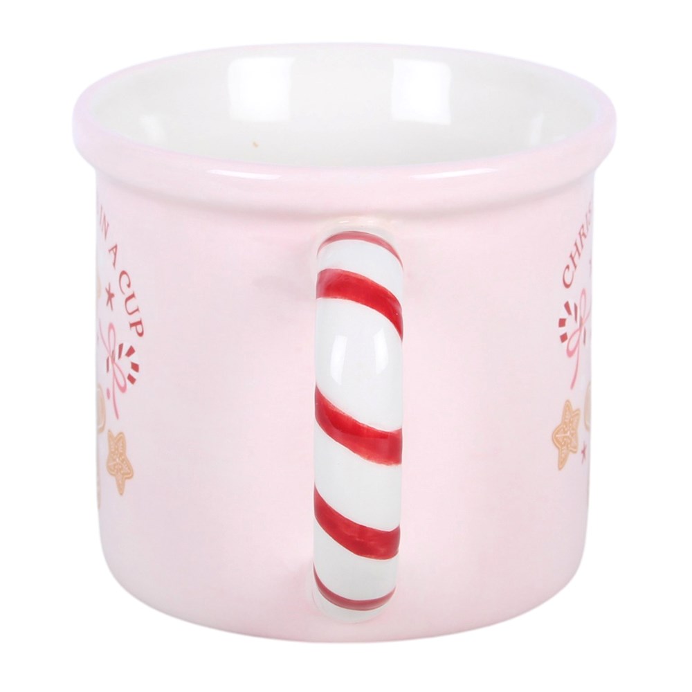 Taza rosa La Navidad en una Taza – imagen 4