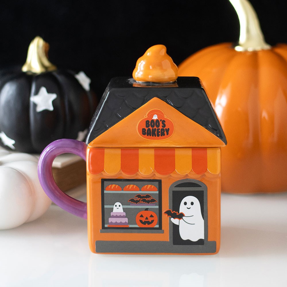 Taza con tapa pastelería del fantasmita – Ami Home Decor