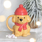 Taza con tapa perrito de invierno – Ami Home Decor