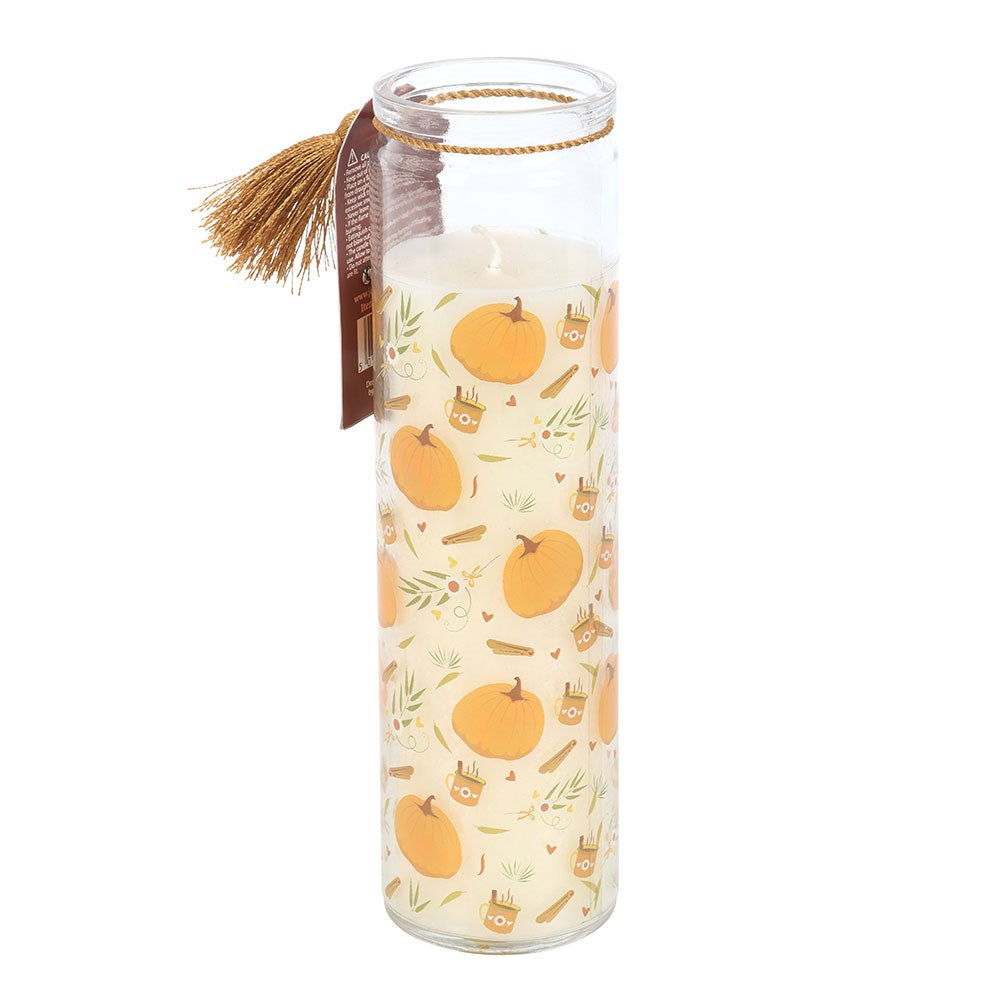 Vela de tubo Calabazas, detalle - Ami Home Decor