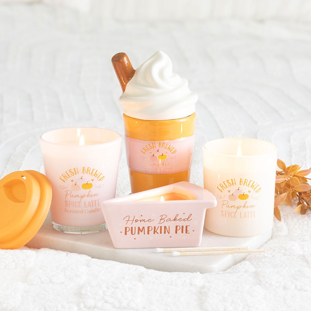 Vela Pumpkin Spice Latte, caja - Ami Home Decor