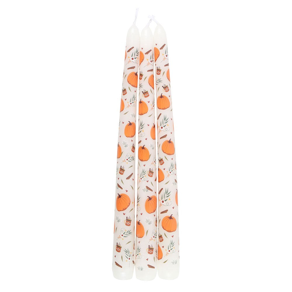 Velas largas Calabazas, detalle - Ami Home Decor