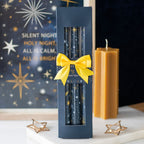 Set de 3 velas largas noche estrellada – Ami Home Decor