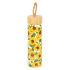 Botella de Cristal Girasoles