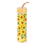 Botella de Cristal Girasoles
