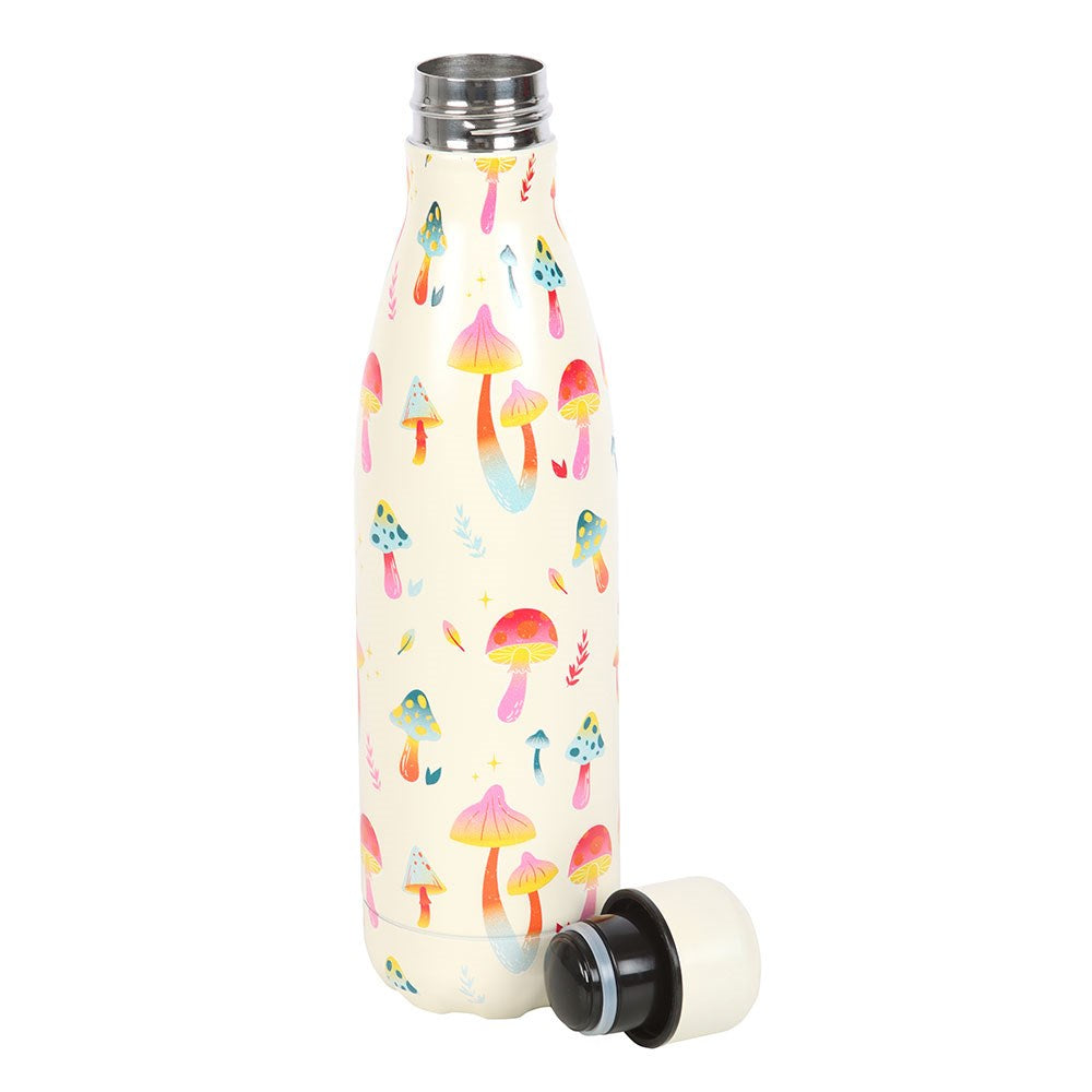 Botella Metálica Setas de Colores