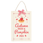 Cartel Colgante Autumn Skies & Pumpkin Pies