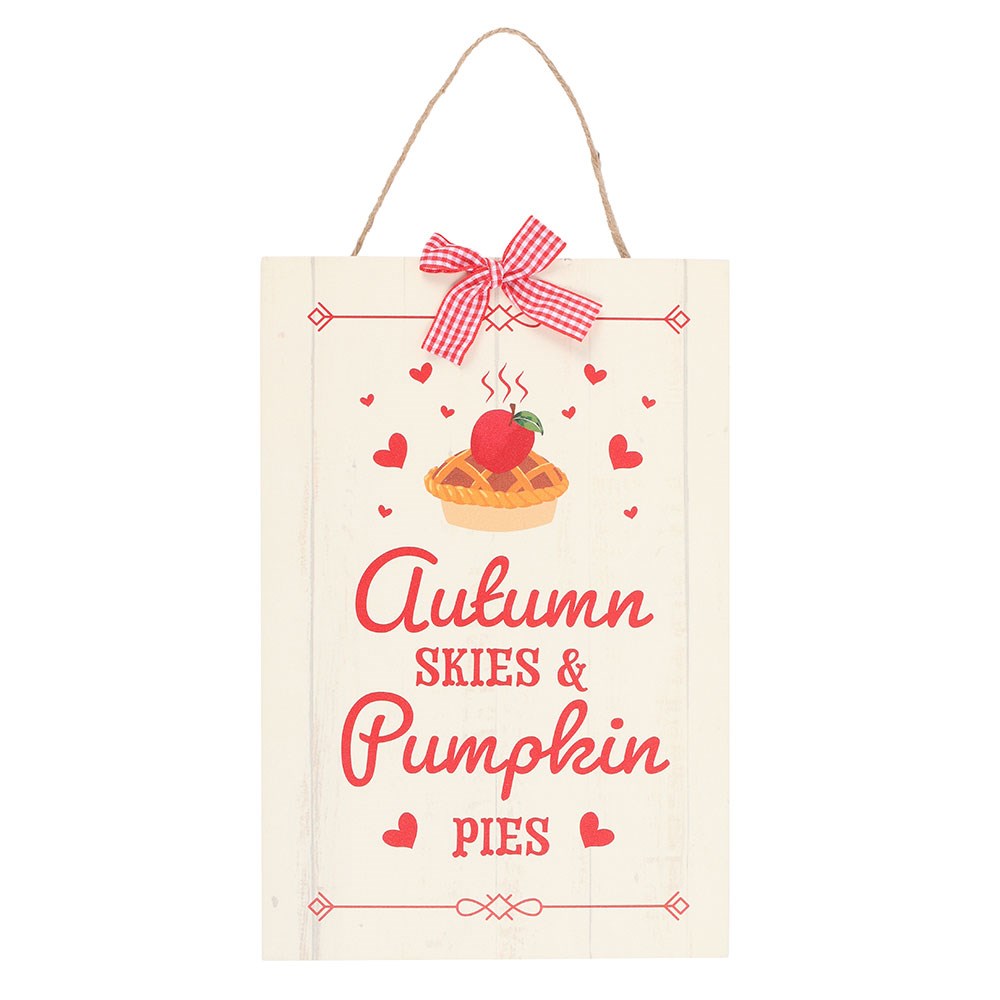 Cartel Colgante Autumn Skies & Pumpkin Pies