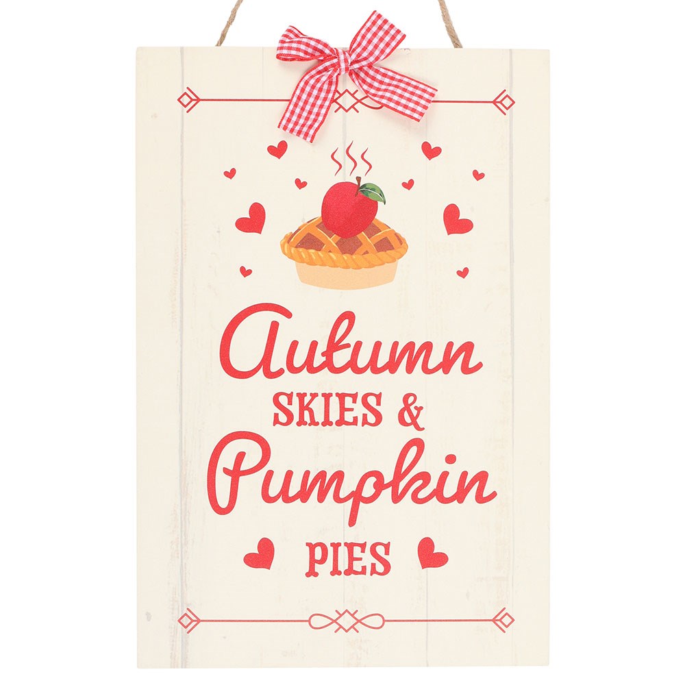 Cartel Colgante Autumn Skies & Pumpkin Pies