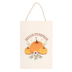 Cartel Colgante Hello Pumpkin