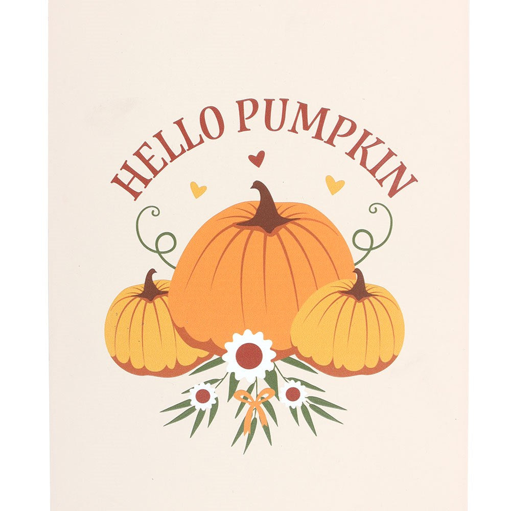 Cartel Colgante Hello Pumpkin