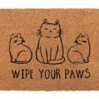 Felpudo Gatitos Wipe Your Paws