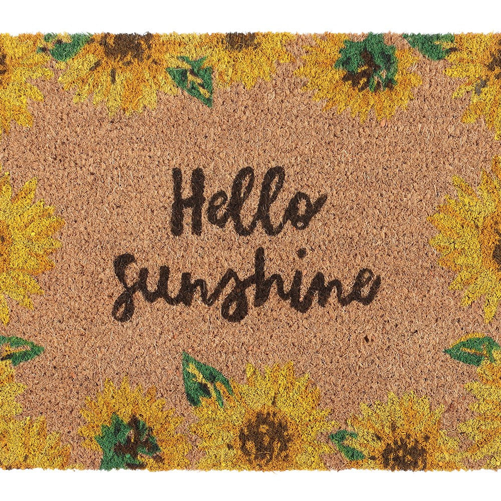 Felpudo Girasoles Hello Sunshine