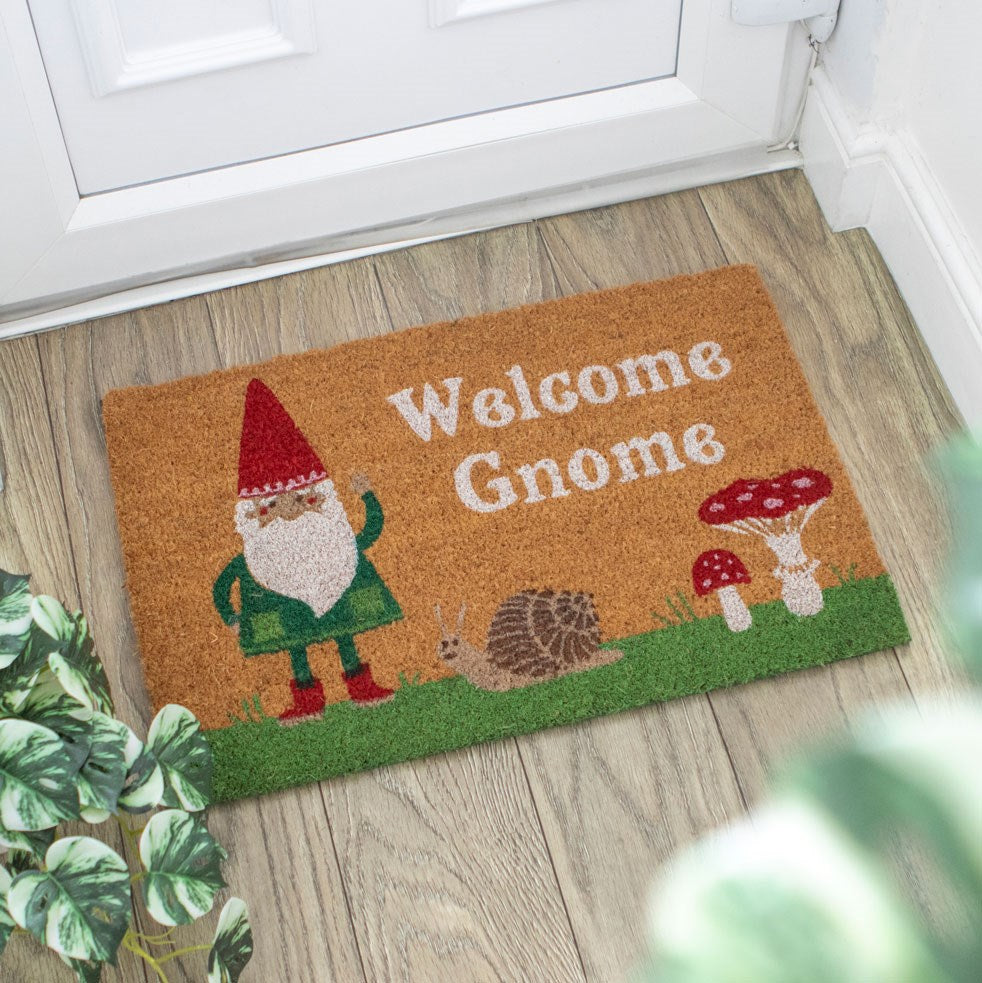 Felpudo Gnomo de Bienvenida