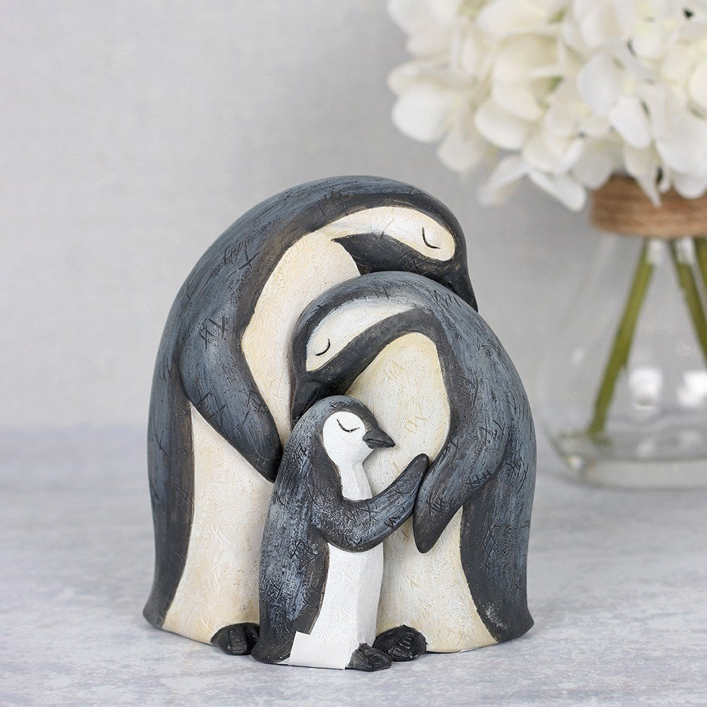 Figura Familia de Pingüinos